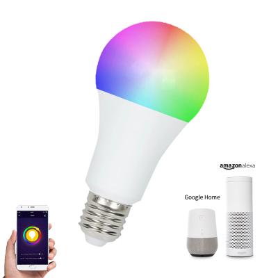 Cina Residential TUYA Wifi A60 9W Smart Led Bulb With RGB Color Changing Compatible With Alexa And Google Assistant in vendita