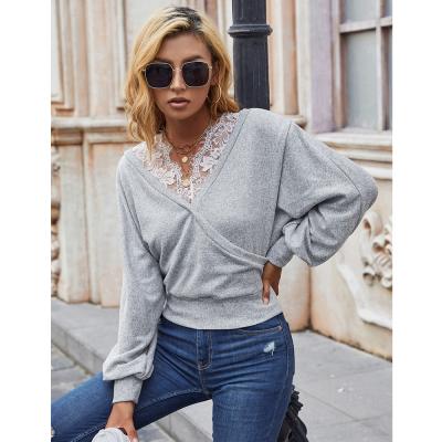 China Fshionable Long Sleeve Sweater Ladies Winter Sweater Women Sustainable Fashion Miyingstyle Crop Top for sale