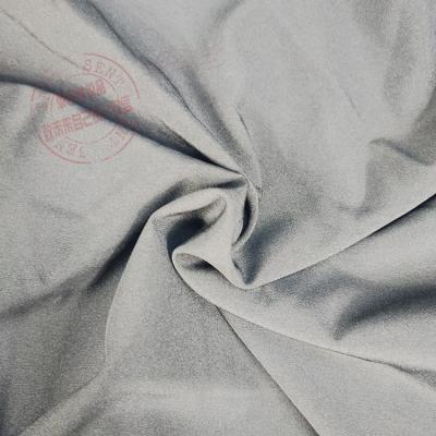 China Stretch high quality nsylcra 120gsm polyester spandex fabric fashion plain waterproof poly woven fabric for pants or clothes for sale