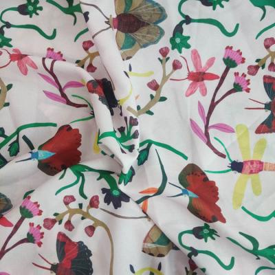 China New Design Anti Static Pattern Digital Printing Polyester Faille Fabric For Dress for sale