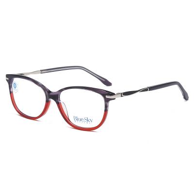 China Acetate optical frames Designer Acetate Metal  Dry Eye Glasses For Men And Women for sale