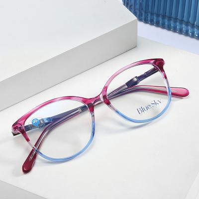 China Acetate optical frames 2021 Premium Ladies Classic High End Optical Glasses Frames for sale