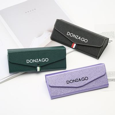 China Durable DONZAGO Sunglasses packaging boxes, PU cardboard glasses case, PU cardboard box sunglasses for sale