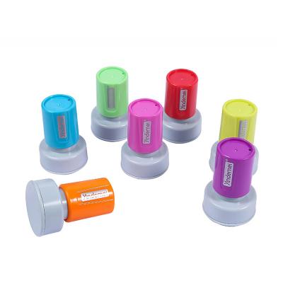 China Hot Toy Children's ydm Stamping Foil Self Inking Stamps Plates Funny Professor Flash Cartoon Game Style Finger Stamp for sale