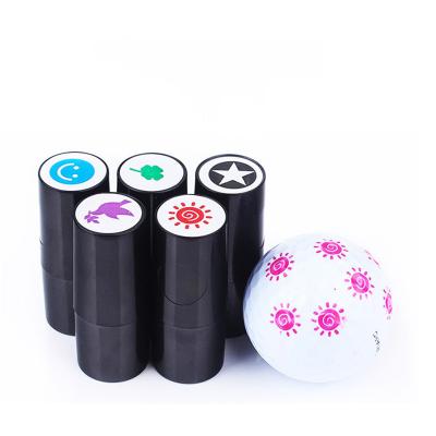 China Office Ink Quick Dry Stamps Personalized Custom Golf Ball Marker Stamps For Golf Ball for sale