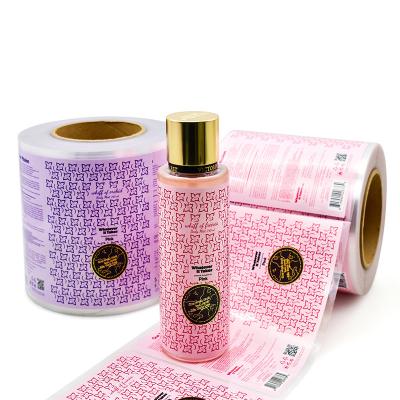 China Self Adhesive Scratch-Off Custom Print Make Perfume Bottles Stickers For Roll Perfume Bottles for sale