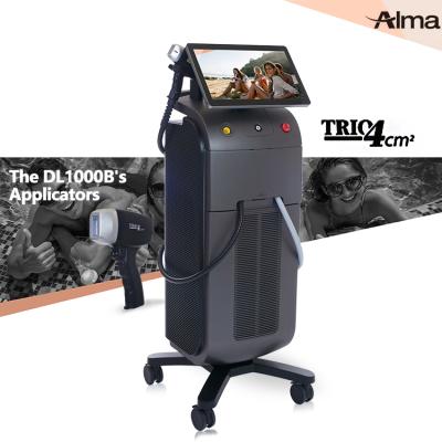 China Dye removal CE approved diode laser 808nm Alma Laser Soprano Ice 755 808 1064 diode laser hair removal machines for sale