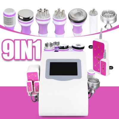 China Weight Loss Salon LED Laser Machine 10 Fast Slimming Pads Body Shape Fat Dissolve Beauty System Cavitation RF Vacuum Machine for sale