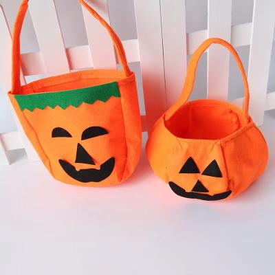 China Holiday Decorations Halloween candy bucket Halloween children portable bucket Trick or Treat Pumpkin Halloween Bucket for Kids for sale