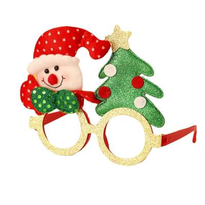 China Festival Stuff Christmas Decorations Glasses Adults Children Santa Clause Snowman Elk Christmas Glasses for sale