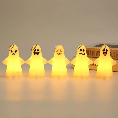 China Holiday Decorations Halloween Decorations LED Electronic Candle Light Hanging Ghost Party Dress Up Glowing Ornaments Props Lamp Home Bar Decoration for sale