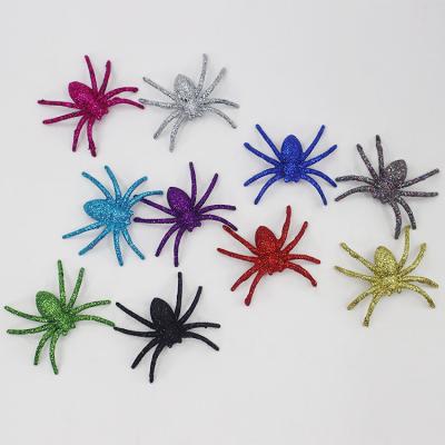 China Holiday Decorations Halloween plastic spider haunted house bar decoration prop scene scary prank toy for sale