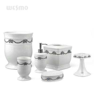 China Sustainable Porcelain Bathroom Accessories for sale