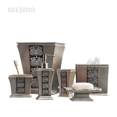 China Sustainable Polyresin Bathroom Set for sale