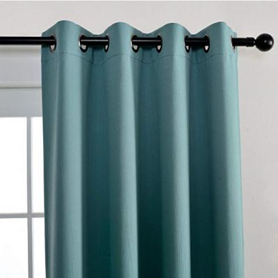 China Hot Sale Blackout Window Grommet Top Ready Made Goods In Use Curtain for sale