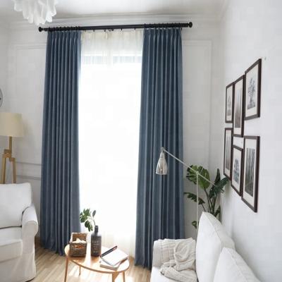 China Luxurious and Affordable Blackout Pocket Thermal Curtains Non-Toxic for sale