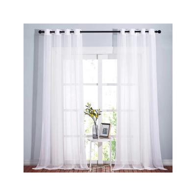 China Memory 300cm Pure White Fire Retardant Window Decoration Curtain Fabric for sale