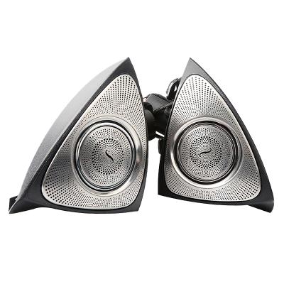 China PVC+Silicone 64 colors rotary 3d tweeter treble speakers with ambient lights for Mercedes Benz S class W223 2021 for sale