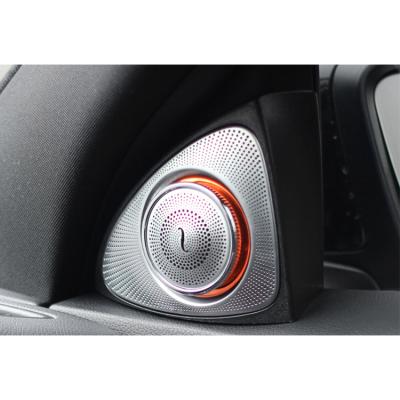 China Hot Sale Professional Car Interior Decoration 3D Car Speakers Audio Rotating Tweeters with 64 Colors Ambient Loudspeaker for Mercedes W213 e-class for sale