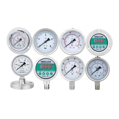 China Y60ZBF 60mm Full 304ss Stainless Steel Pressure Gauge for OEM Air Pressure Monitoring Te koop