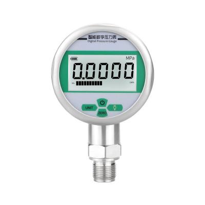 Cina 80mm Stainless Steel Digital Pressure Gauge with Threaded Connection and -1-999bar Range in vendita