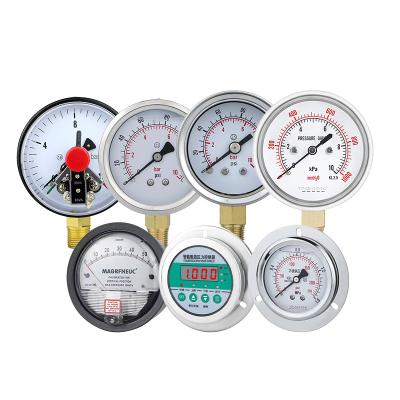 China -Made 119.6mm Nominal Diameter Laminated Aluminum Differential Pressure Gauge for sale