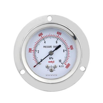 China OEM Supported M14*1.5 Threaded Diaphragm Pressure Gauge for Food Industry Steam Boiler for sale