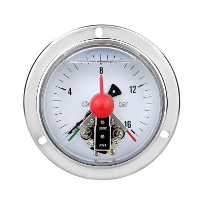 China YNXC100ZT 1.6% Shockproof Electric Contact Pressure Gauge for Water Pressure Measurement for sale