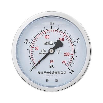 China Customized YN100Z Pressure Gauge with M20*1.5 Back Connection and Different Range Types for sale