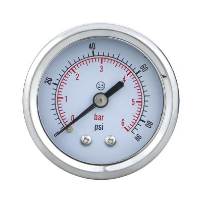 China Gas Liquid Pressure Instrumentation with ZG1/8 Thread and 16 Range Pressure Gauge for sale