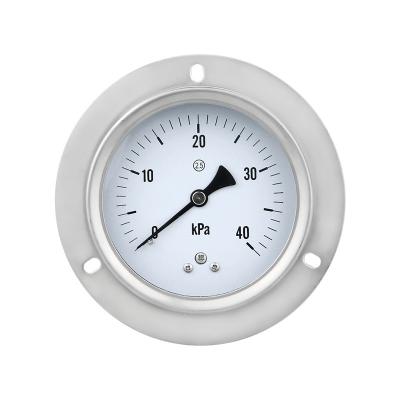 China Favorable YE100ZTBF Precision 2.5% Pressure Gauge Capsule Micro 304ss Housing Manometer for sale