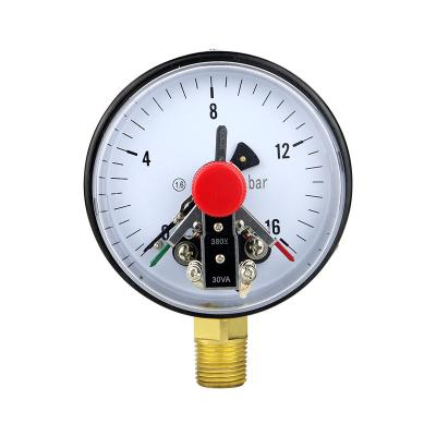 China Top- M20*1.5 Magnetic Electric Contact Pressure Gauge for Automatic Control Water Pump for sale
