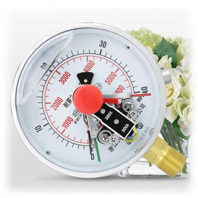 China Zhejiang Produced Electric Contact Oil Pressure Gauge M20*1.5 Thread for OEM Support for sale