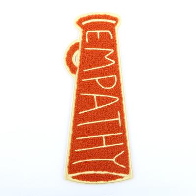 China Viable High Quality Custom Colorful Letters Embroidery Patch For Clothing Chenille Patch for sale