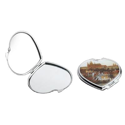 China 2018 Pocket Mirror Product Iron Fancy And Popular Epoxy Mirror for sale