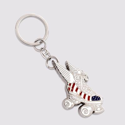 China Promotional Gift Key Holder Exquisite Hot Sale Super Quality Shoes Skating Key Chain Promotion Gift for sale