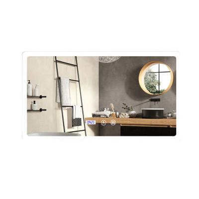 China Luminous Porcelain Mirrors Manufacturer Modern Smart Led Wall Bathroom Mirror With Light for sale