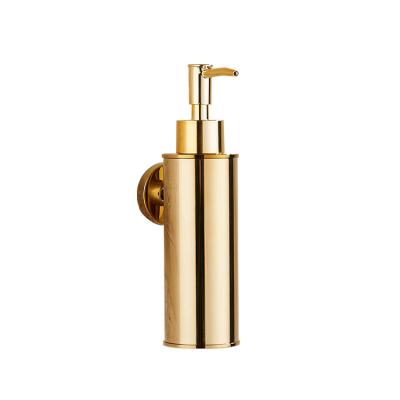 China Wall Mounted Stainless Steel Luxury Hand Foam Soap Dispenser Bathroom Gold Foam Soap Dispenser for sale