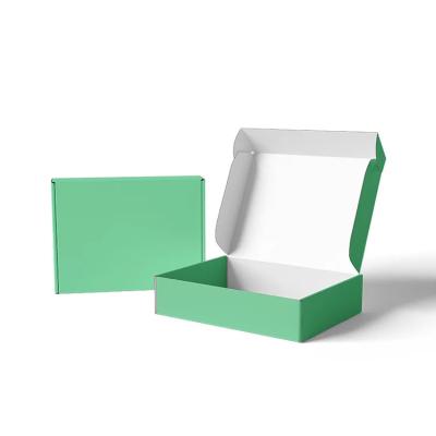 China Free Design Mailer Box, Custom Eco Corrugated Green Paper Box for Pain Relief Cream / Natural Product / Health Supply Packaging for sale