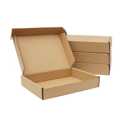 China customized color printed wholesale price high quality clothing paper board kraft mailer express packaging box for shipping goods for sale