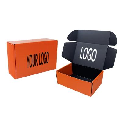 China custom printed corrugated mailing carton large shoes clothing shipping packaging boxes for sale