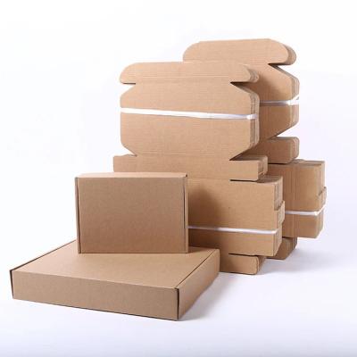 China Custom cut cardboard branded large package shipping corrugated courier box embalagem caixa de papel for sale