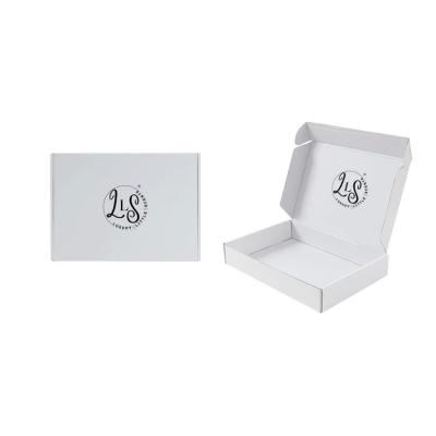 China Cheap Price Plain White Mailer Boxes Corrugated Packaging Boxes Small White Shipping Boxes Custom Logo for sale