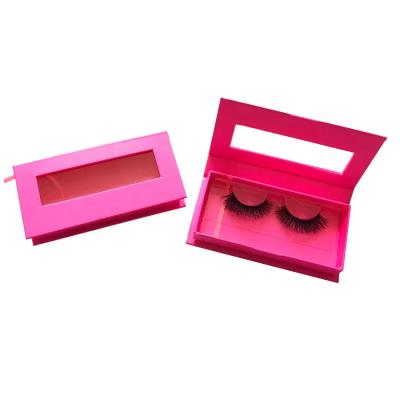 China China wholesale luxury paper pink red eye lash vendor packaging box for mink lashes daily makeup for sale