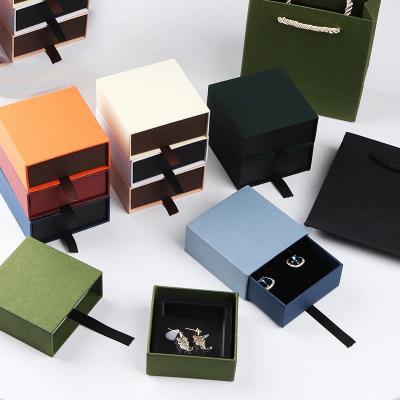 China Cajas para joyas por mayor fashion Jewelry packaging earrings ring necklace bracelet case paper boxes for sale