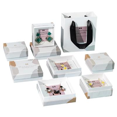 China Wholesale exquisite jewelry boxes for earrings, necklaces and jewelry packaging boxes for sale