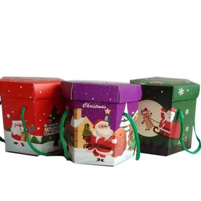 China 2022 Custom Christmas Packaging Gift Box Unique Christmas Decoration Gift Boxes for sale