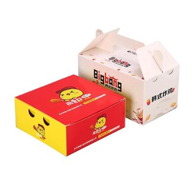 China Fried chicken shop paper packaging box fried chicken packaging boxes disposable boxes food packaging for sale