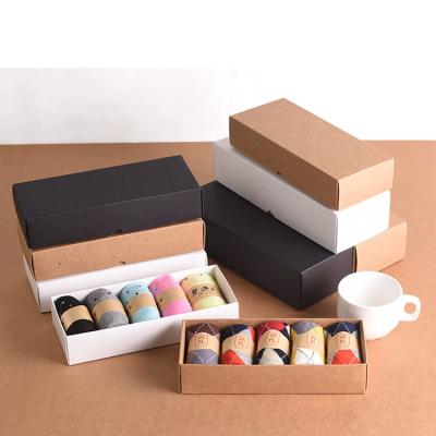 China Cheap Personalized Custom Socks / Underwear / Clothing / Shoes Packaging Paper Boxes for Socks for sale