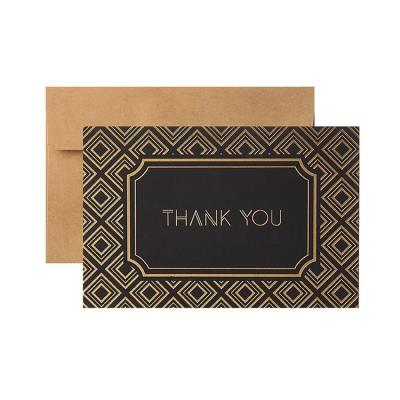 China Wholesale small handmade set assorted Inserts custom thank you greeting cards with envelope and stickers for sale